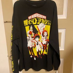 BRAND NEW Mens My Hero Academia Long Sleeve Tee‼️